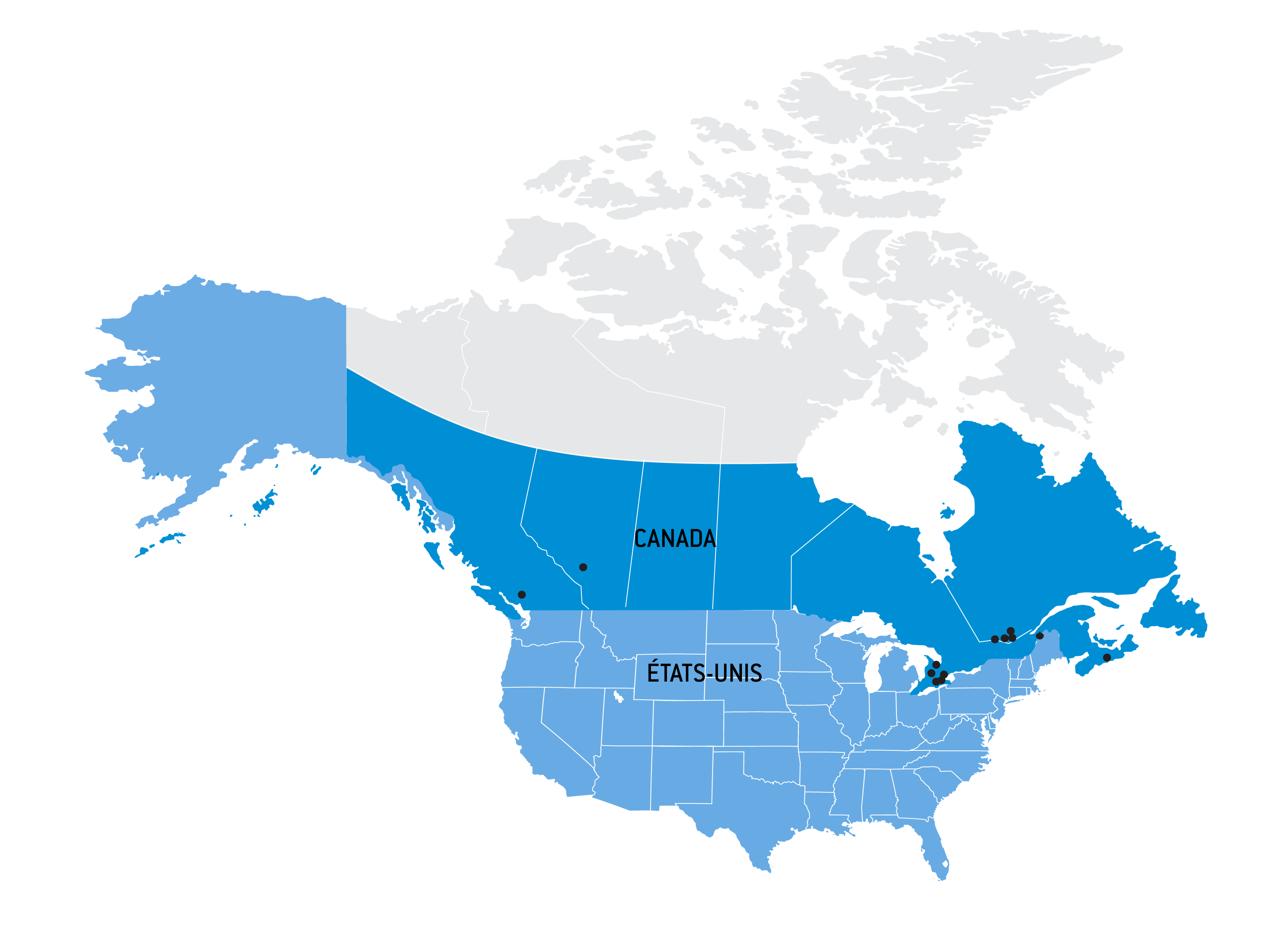 TC Imprimeries Transcontinental carte