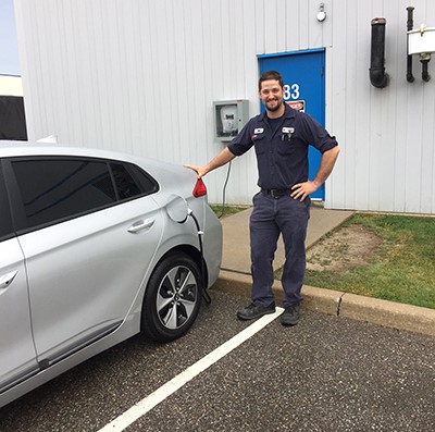 Electric charging station